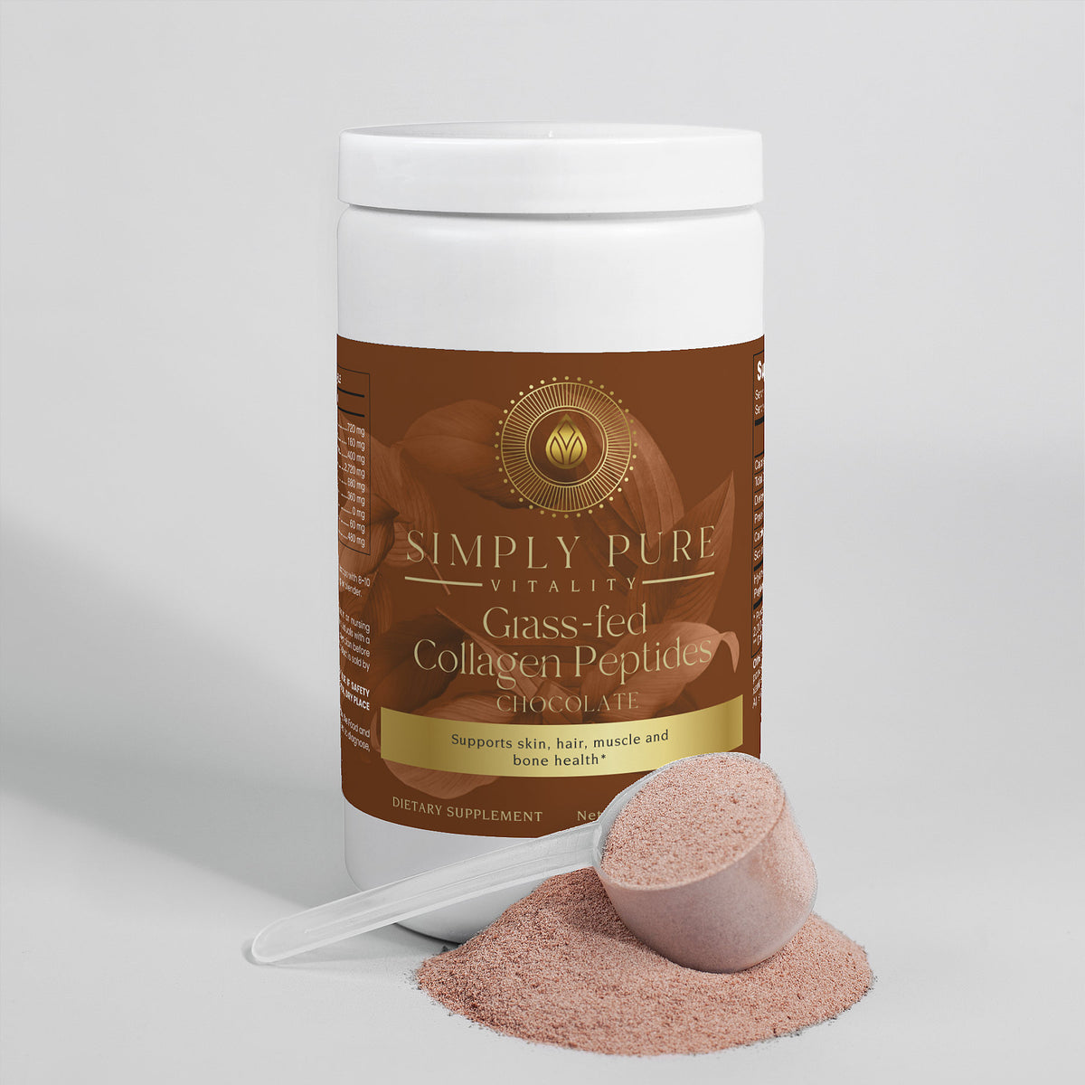 Grass-Fed Collagen Peptides Powder (Chocolate)