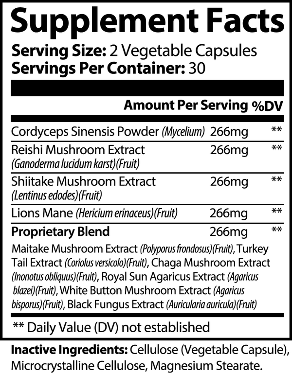 Mushroom Complex 10 X